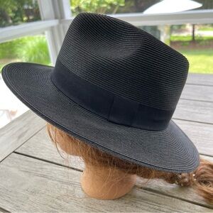 Pineapple & Star Classic Black Fedora Hat